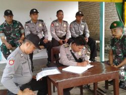 Koramil 0827/17 Dungkek, Bekerjasama Dengan Polsek Adakan Pengamanan Natal Dan Tahun Baru 