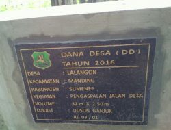 Oknum Kades Diduga Rekayasa Pekerjaan DD 2016