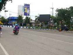 Baru Dipasang, Videotron Di Jantung Kota Sumenep Mati