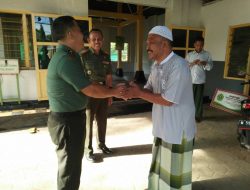 Kasdim 0827/Sumenep Baru, Kunjungi Koramil 0827/02 Kalianget Dan Posramil Talango 