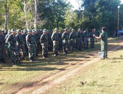 Tim Dalwaslat Minggu Korem 084 /BJ Kunjungi Anggota Kodim 0827 Sumenep Latihan Menembak 2017