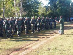 Tim Dalwaslat Minggu Korem 084 /BJ Kunjungi Anggota Kodim 0827 Sumenep Latihan Menembak  2017