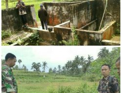 Musim Kering Tiba Babinsa Kalebengan dan PPL Cek Sumur Tua
