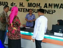 Bupati Sidak RSUD Sumenep, Kecewa Tim Siap Sehat Tak di Tempat