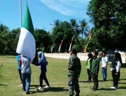 Jelang Upacara HUT RI ke-72, Koramil 0827/22 Latih Paskibra SMA dan MA Masalembu 