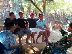 Pentingnya Keamanan Babinsa Himbau Warga Pada Saat Komsos