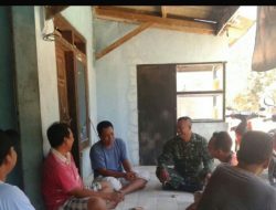BABINSA KODIM 0827/05 LENTENG ANJANGSANA DI RUMAH WARGA