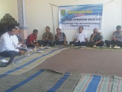 Danramil 0827/05 Lenteng Hadiri Musdes Pelaksanaan Pembangunan Desa Moncek Timur Kec. Lenteng TA.2018
