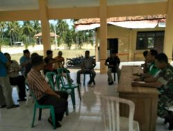 Jelang HUT Ke-72 TNI, Koramil 0827/22 Masalembu Gelar Rapat Rencana adakan Turnamen Sepak Bola