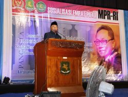 Bupati Sampaikan Kepada Ketua MPR RI Kurangnya Tenaga Pendidik