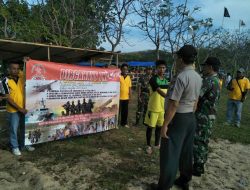 Jelang HUT Ke-72 TNI, Koramil Masalembu Gelar Turnamen Sepak Bola