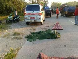 Memilih Tiduran Di As Jalan, Naas warga Daramista Dilindas Mobil Ambulance