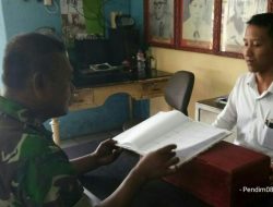Babinsa Koramil Kota, Melaksanakan komunikasi Sosial di Musium Keraton Sumenep