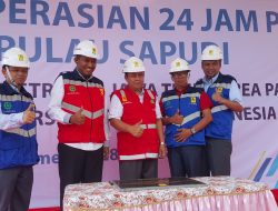 Wabup Sumenep Resmikan Pengoprasian Listrik 24 Jam  di Pulau Sapudi