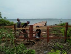 Proyek Dermaga Anggaran DD 2017 Desa Pagerungan Besar, Ada Indikasi Penyerobotan Lahan