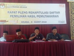 PPK Kecamatan Arjasa Gelar Rapat Pleno Terbuka Penetapan DPHP Hasil PPDP