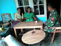 Babinsa Desa Beringin Ramil 0827/12 Dasuk Lakukan Komsos Berikan Motivasi Untuk Bertani