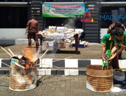 15,44 Barang Bukti Sabu Dimusnakan Kejari Sumenep