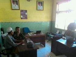 Ternyata Ini Yang Diharapkan Serka M. Jamal Anjangsana ke Kantor Desa Brakas