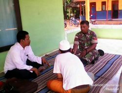 Babinsa Desa Beringin Kopka Sudarmono Anjangsana Sambangi Warga Binaan