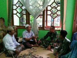 Babinsa Serda Laode Pererat Tali Silaturahmi Meski Suasana Bulan Puasa