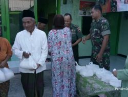 Koramil 0827/07 Guluk-guluk Salurkan Zakat Fitrah