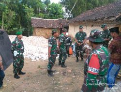 Danrem 084/BJ Kolonel Kav. M. Zulkifli, Kunjungan Lokasi Bencana Alam Di Desa Sergang