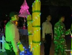 Antisipasi Tindak Kriminal, Anggota Babinsa dan Bhabinkamtibmas Laksanakan Patroli Gabungan