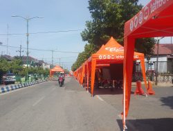 Warga Terganggu, Akses Jalan Utama ke Disdukcapil Sumenep di Tutup