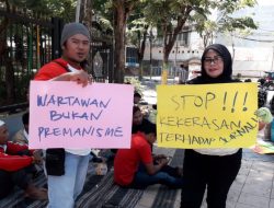 Kuli Tinta Pamekasan Aksi Usut Tuntas Kekerasan Pada Wartawan