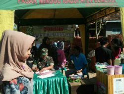 Babinsa Koramil Kota Bersama Unsur Terkait Laksanakan Pengamanan Pasar Minggu