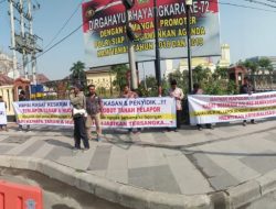 Tuntut Keadilan, LMDH Pamekasan dan LAKI Unras ke Propam Polda Jatim