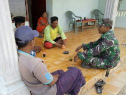Serda M Umar Babinsa Desa Nyapar Jalin Sinergitas Dengan Masyarakat Binaan