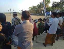 Babinsa Pragaan Laksanakan Pengamanan Sepak Bola