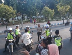 Satlantas Razia Kendaraan Roda Dua, Amankan 7 Kendaraan