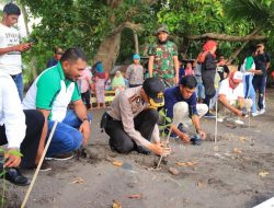 Kossakate Gelar Bakti Sosial dan Kirap Pemuda 2018 di Pantai Kastale