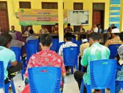 Babinsa Meddelan Serda Dedy Wahyudi Wakili Danramil Giat Musdes