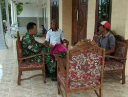 Komunikasi Sosial, Cara Ampuh Babinsa Desa Semaan Tingkatkan Deteksi Dini