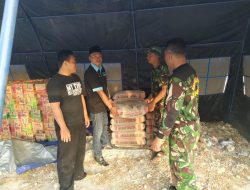 Puluhan Semen Diberikan Jaspenu ke Korban Gempa Sapudi