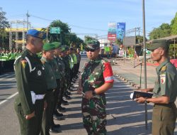 Dandim Sumenep Pimpim Apel Pasukan Pengamanan Kunjungan Presiden RI ke Sumenep