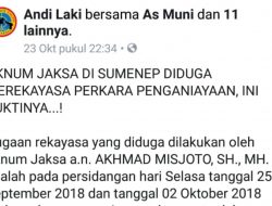 Oknum Jaksa Sumenep Diduga Merekayasa Perkara Penganiayaan