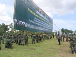 Menjelang Upacara Pembukaan TMMD 104, Kodim 0827 Sumenep Gelar Gladi Kotor