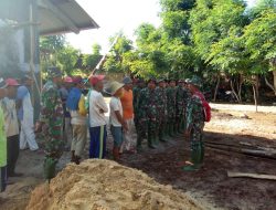 SatgasTMMD 104 Sumenep, Laksanakan Apel Pagi Sebelum Bekerja