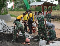 Sinergitas TNI-Polri Dibangun Dalam TMMD ke-104 di Sumenep