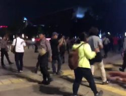 Ledakan Cukup Keras Dekat lokasi Nobar Pendukung Capres-Cawapres