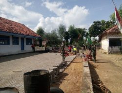 Kegiatan TMMD Desa Larangan Kerta Beberapa Titik Hampir Rampung