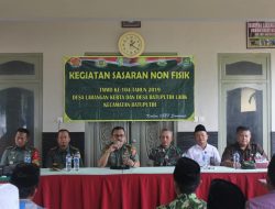 Paparan Staf Kemenhan RI Saat Kungker ke TMMD Sumenep Dengan Masyarakat