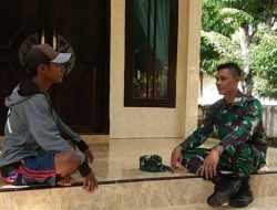 Anjangsana Merupakan Ajang Silaturahmi Babinsa Giligenting Dengan Warga
