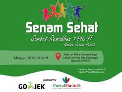 Jelang Ramadhan 1440 H, Siapkan Badan Senam Sehat Bersama Go-Jek