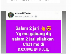 Ajakan di Medsos Salam 2 Jari, PPS Kecamatan Giligenting Terancam Disangsi